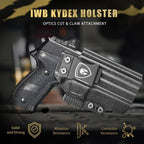 IWB Kydex Holster with Claw Attachment and Optic Cut Fit P226 LEGION'' Pistol, Inside Waistband Appendix Carry P266 Holster, Adj. Cant & Retention, Right Hand|WARRIORLAND - WARRIORLAND