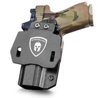 G23 Holster OWB Kydex Holster Optics Cut Fit G23 Gen 1-5 Pistol, Outside Waistband Open Carry G23 Gen 5 Holster with 1.75 Inch Paddle, Adj. Retention, Right Hand/Left Hand|WARRIORLAND - WARRIORLAND