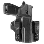 Sig P320 M18 & P320 M17 IWB & OWB Convertible Holster Optics Cut: Sig Sauer P320 Compact M18 & P320 Full Size M17, IWB OWB Combo Holster P320, 1.75 Belt Clip, Adjustable Ride Height, Right Hand - WARRIORLAND