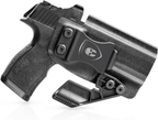P365 X Macro Holster IWB Kydex Holster Optics Cut Fit: Sig Sauer P365-XMACRO, Inside Waistband Appendix Carry Holster Sig P365 X Macro, Adj. Retention & Cant, Right Hand|WARRIORLAND - WARRIORLAND