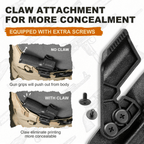 P365 X Macro Holster IWB Kydex Holster Optics Cut Fit: Sig Sauer P365-XMACRO, Inside Waistband Appendix Carry Holster Sig P365 X Macro, Adj. Retention & Cant, Right Hand|WARRIORLAND - WARRIORLAND