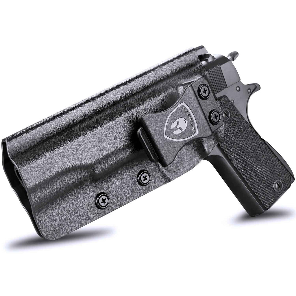 IWB Kydex Holster for 1911  .45 ACP Pistol No Rail Concealed Carry Right/ Left Handed | WARRIORLAND
