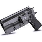 IWB Kydex Holster for 1911  .45 ACP Pistol No Rail Concealed Carry Right/ Left Handed | WARRIORLAND