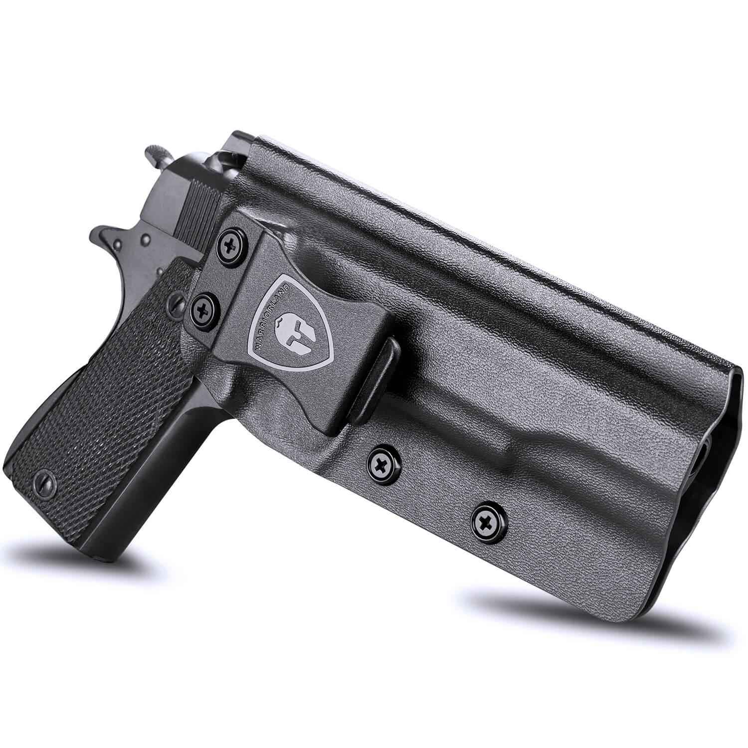IWB Kydex Holster for 1911  .45 ACP Pistol No Rail Concealed Carry Right/ Left Handed | WARRIORLAND