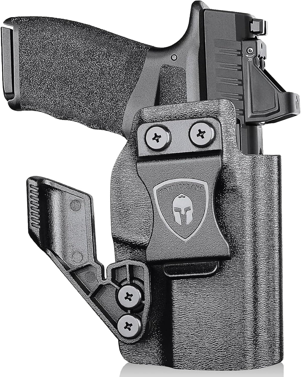 WARRIORLAND IWB Kydex Holster Optic Cut & Claw Compatible with Springfield Hellcat Pro, Inside Waistband Conceal Carry, Adj. Cant and Retention, Right Hand - WARRIORLAND