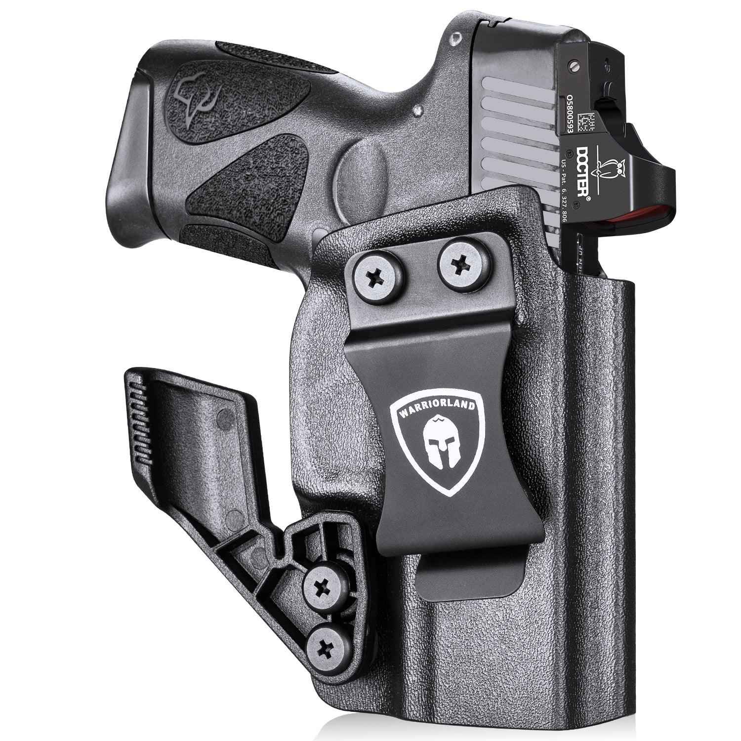 1.75 Inch Metal Clip IWB Kydex Holsters with Optics Ready & Claw for Taurus G2C/G3C  | Right Hand