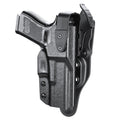 Glock 19  Holster Level II Retention w/Hook Guard & Rotating Hood: Glock 17 Gen3-5 G19 Gen3-5  G19X  G23 Gen3-4  G26 Gen3-5   G32 Gen3-4  G34 Gen3-5   G44  G45, 2.25 , Adj. Retention & Ride Height, Right Hand|WARRIORLAND - WARRIORLAND