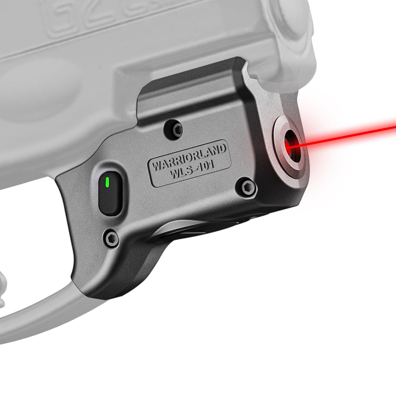 WARRIORLAND Red Laser Sight Tailored Fit Taurus G2C /G3C / PT111 Millennium G2 / PT140/Taurus G3, Ultra Compact G2C Beam Sight, Gun Sight with Ambidextrous On/Off Switch & Power Indicator, WLS-101 - WARRIORLAND
