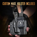 IWB Kydex Right Hand Holster(Only) Fit Glock 43X MOS & WLS-100 - WARRIORLAND