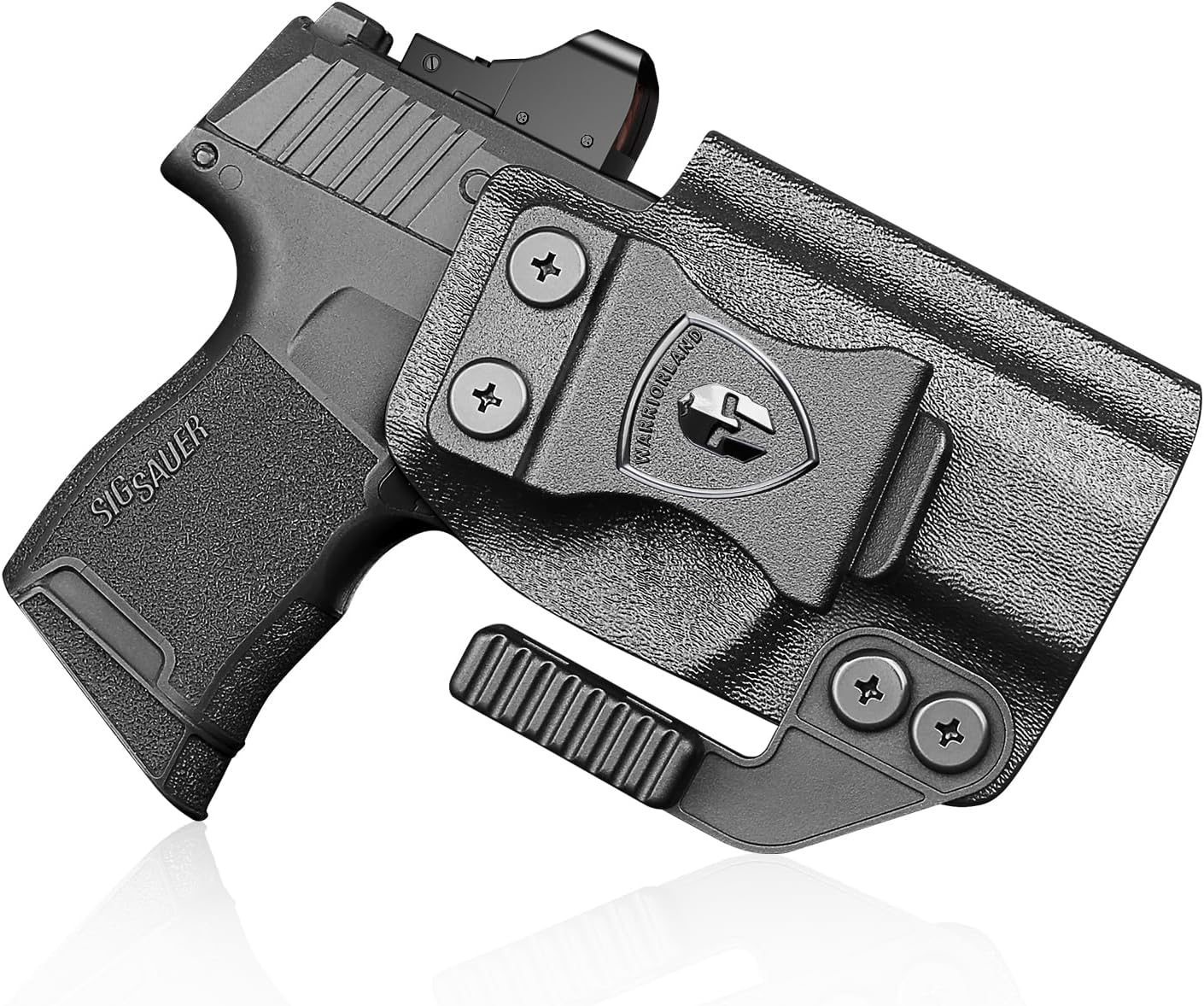 WARRIORLAND IWB Kydex Holster Compatible with Sig P365-XMACRO, Inside Waistband Appendix Conceal Carry, with Claw & Adj. Retention & Cant, Right Hand - WARRIORLAND