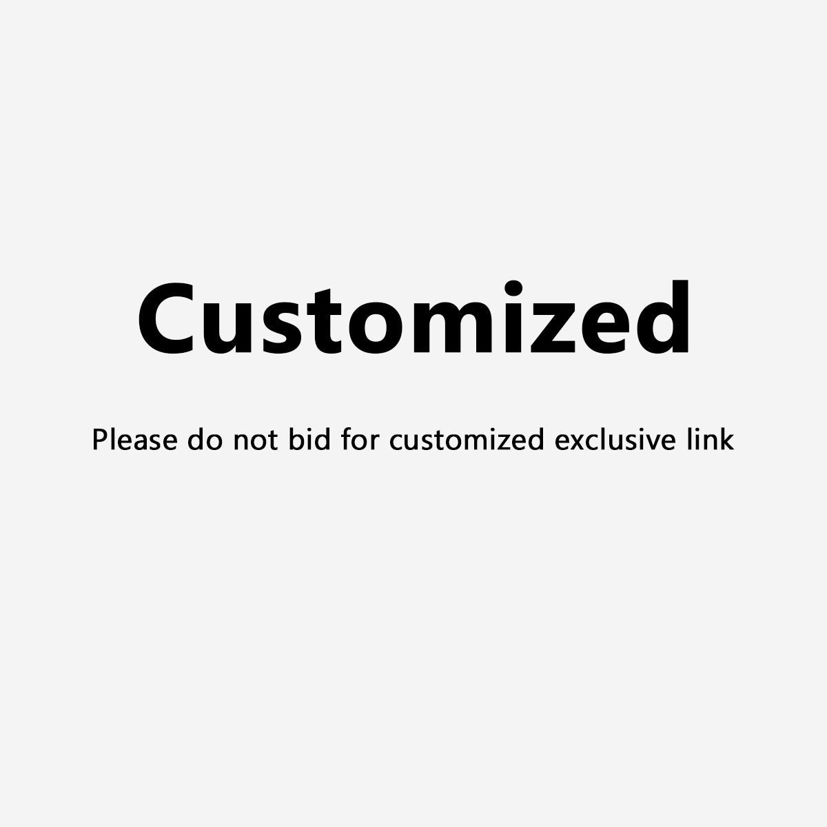 Special Needs(You must mail us your order number and what you need) - WARRIORLAND