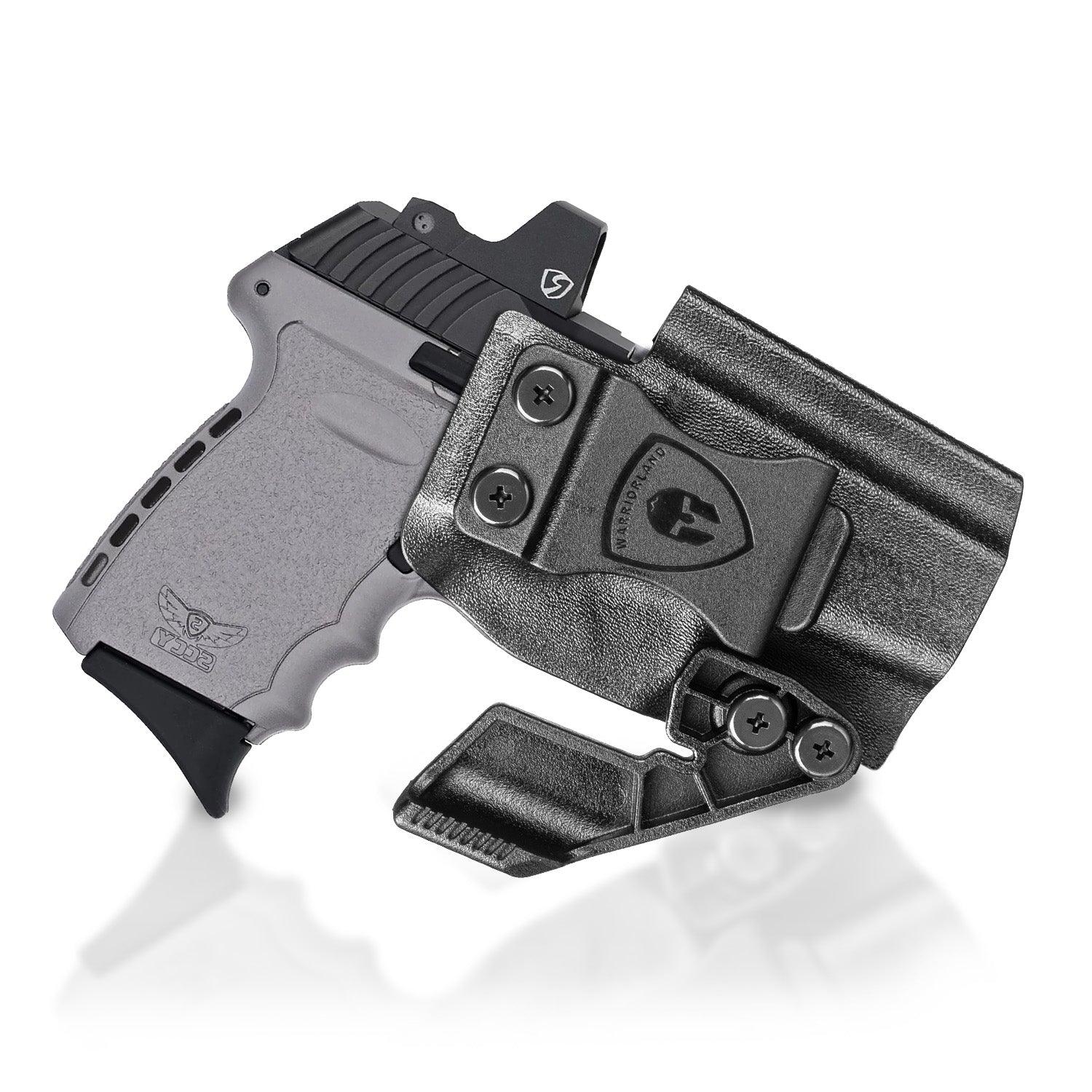 SCCY CPX-1 / CPX-2 w/Claw & Optics Cut, IWB Kydex Holster for SCCY CPX1 & SCCY CPX2, Inside Waistband Appendix Carry, Right Hand|WARRIORLAND - WARRIORLAND