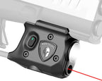 WARRIORLAND SLL-110 Pistol Light Laser – Fits Springfield Hellcat Pro | 150-Lumen Trigger Mounted Tactical Light with Red Laser, White LED, Power Indicator & 3 Modes (Strobe/Constant/Laser Only) - WARRIORLAND