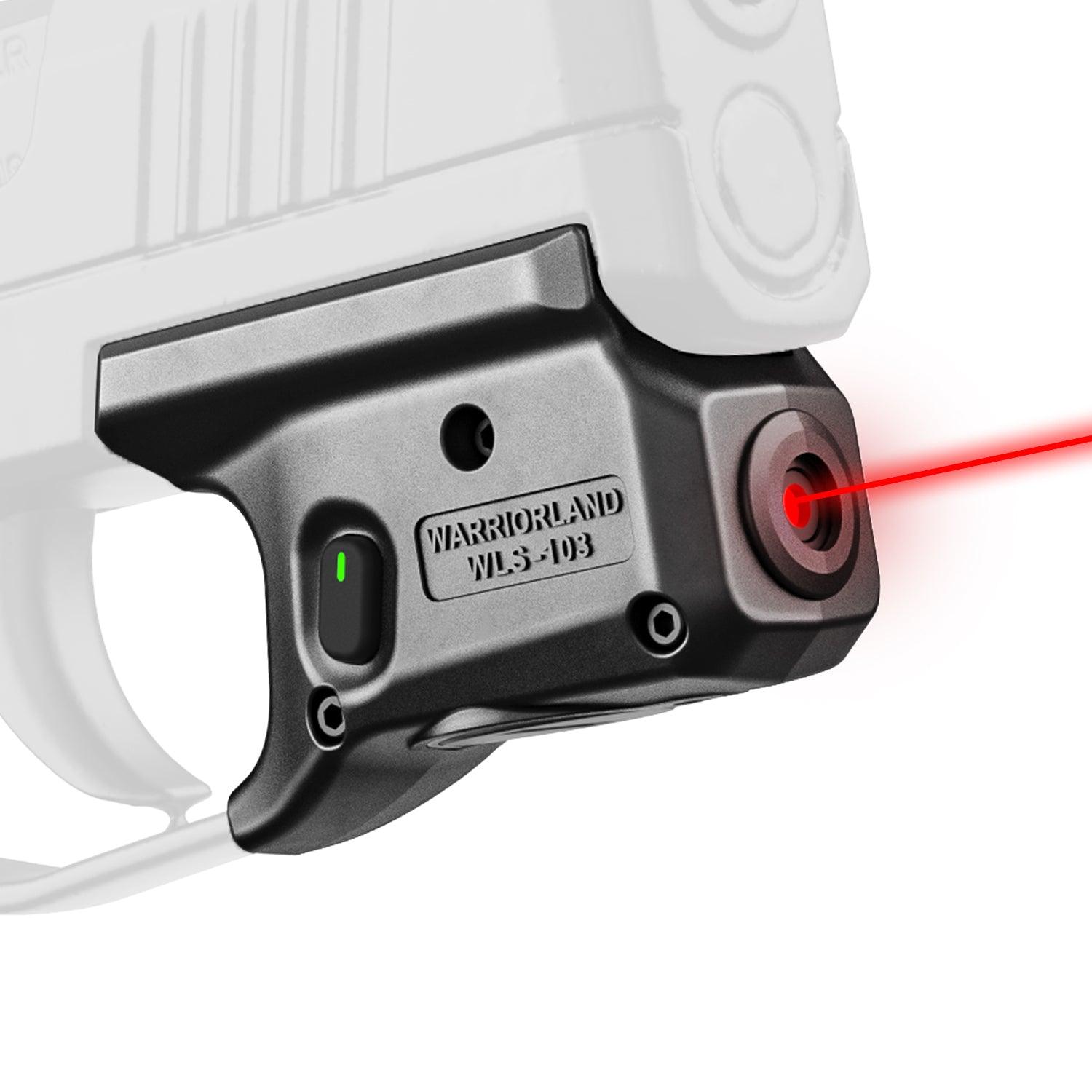 WLS-103 Red Laser Sight,Fit Sig Sauer P365 / P365X / P365XL,Ultra Compact P365 Beam Sight,with Ambidextrous On/Off Switch & Power Indicator|WARRIORLAND - WARRIORLAND