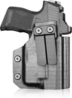 IWB Kydex Holster for P365 with TLR6, Fit Sig Sauer P365/ P365 SAS/ P365XL, Inside Waistband Conceal Carry, Optic Cut, Adj. Cant & Retention, Right Hand - WARRIORLAND
