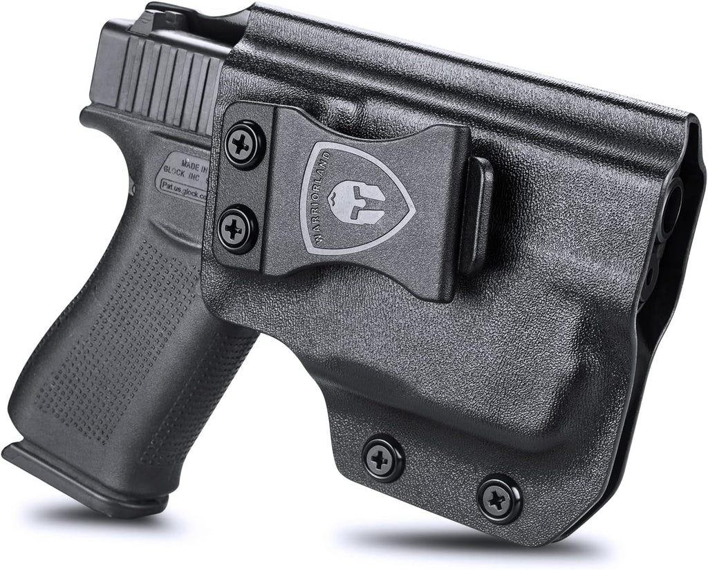 WARRIORLAND IWB Kydex Holster Fit Glock 43/43X with TLR-6 /TLR-6 HL - Not Fit MOS, Inside Waistband Holster, Adj. Cant & Retention, Right/Left Hand Option - WARRIORLAND