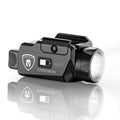 WARRIORLAND MA2 Compact Pistol Light, Fits G17/ G19/ P365/ G3C/ G2C/ M&P 9/Hellcat Pro/1911 and Other 60+ Handguns, 800-Lumen Universal Rail Mounted Tactical Weapon Flashlight, Screen Power Indicator - WARRIORLAND