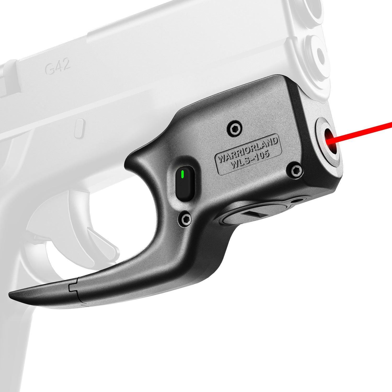 Red Laser Sight Tailored Fit G42 / G43 / G43X / G48, Ultra Compact G43 Beam Sight, Gun Sight with Ambidextrous On/Off Switch & Power Indicator, WLS-105|WARRIORLAND - WARRIORLAND