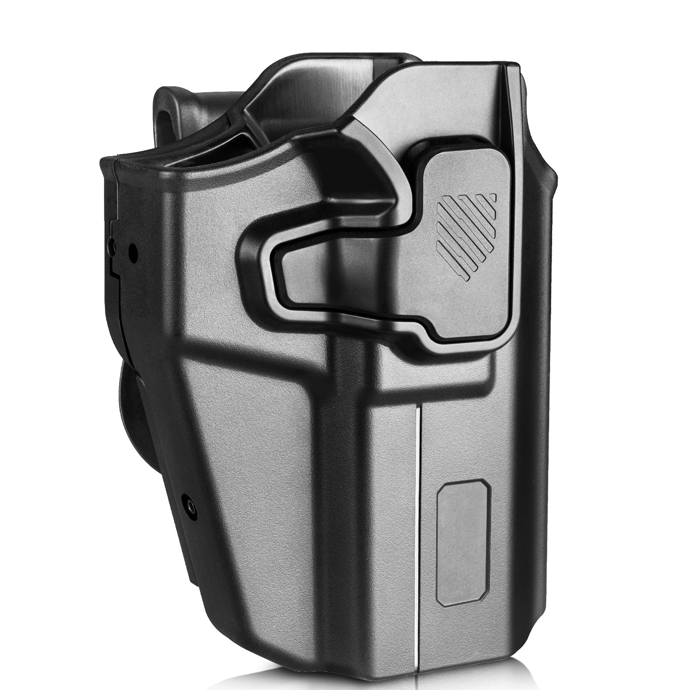 Universal OWB Holster Fit most Gun type Outside Waistband Carry Holster, Adjustable Retention, Index Finger Release,Right Hand - WARRIORLAND