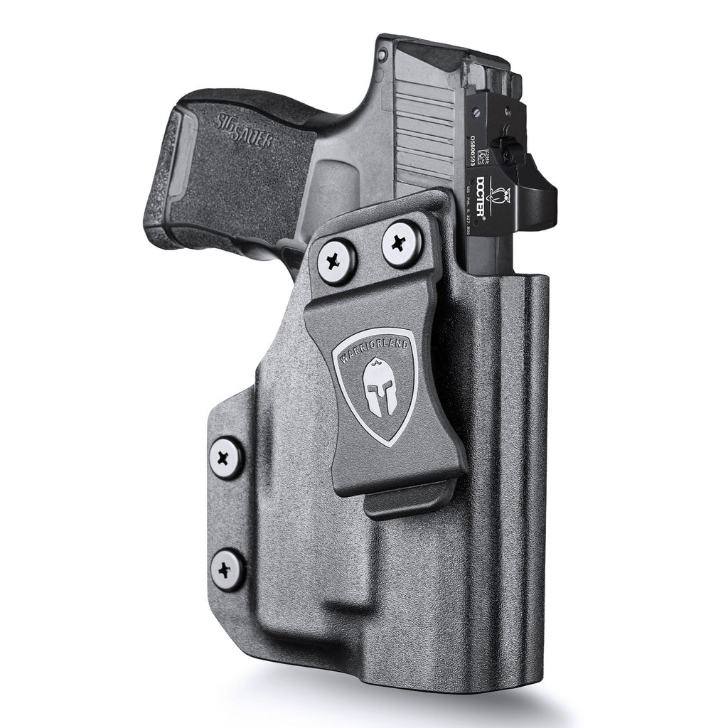 WARRIORLAND IWB Kydex Holster Compatible with Sig Sauer P365/P365X/P365 SAS/P365XL w/TLR-6/6 HL / 6 HL G, Inside Waistband Concealed Carry, Adj. Cant & Retention, Optic Cut,Right Hand - WARRIORLAND