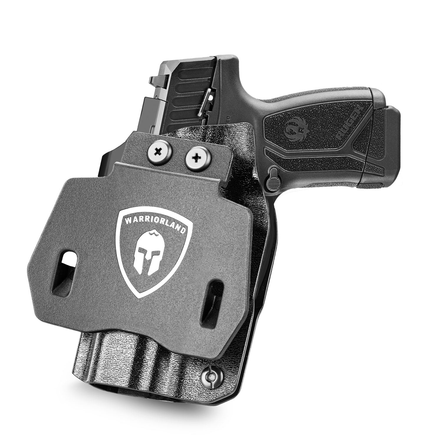 OWB Holster Optics Cut Fit Ruger Max-9 Pistol, Outside Waistband Open Carry Max 9 Holster with 1.75 Inch Paddle, Adj. Retention & Cant, Right Hand|WARRIORLAND - WARRIORLAND
