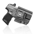 Sig P365 IWB Kydex Holster with Claw Attachment and Optic Cut: Sig Sauer P365 P365 XL P365 SAS P365X P365.380 ACP P365 ROSE.380 ACP, Inside Waistband Appendix Carry P365 Holster, Adj. Cant & Retention, Right Hand|WARRIORLAND - WARRIORLAND