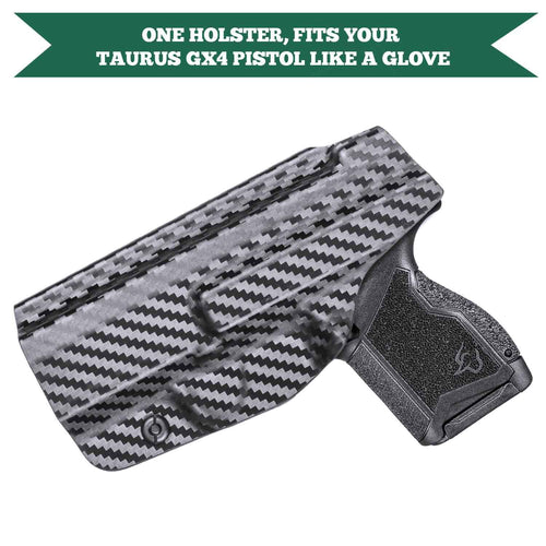 Carbon Fiber Kydex Taurus GX4 IWB Holster Concealed Carry | WARRIORLAND