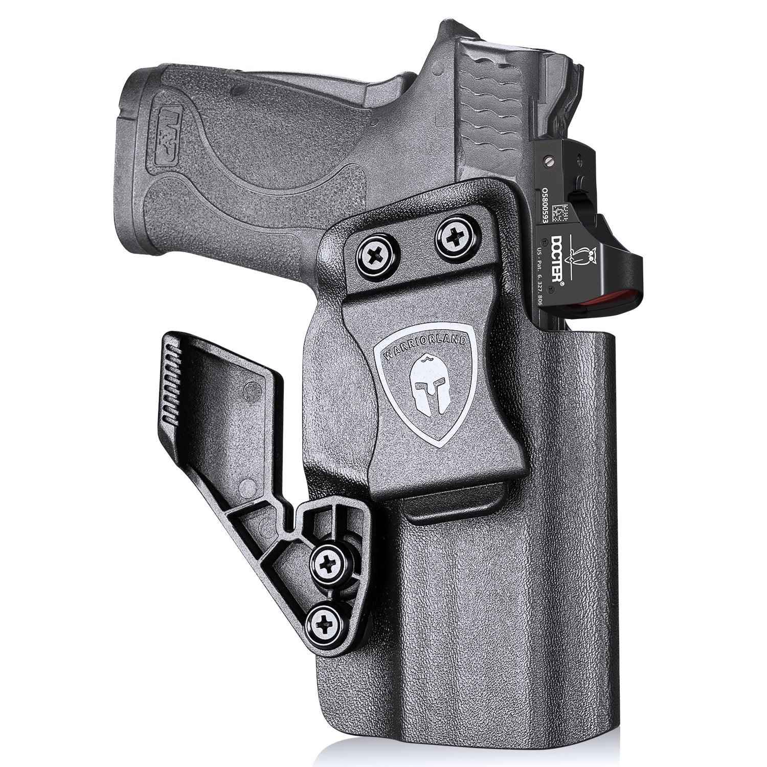 Smith & Wesson M&P Shield 9mm 380 EZ Kydex IWB Holster with Claw  for Fat Guys | WARRIORLAND