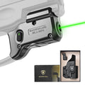 WLS-101G Green Laser Sight and Kydex Holster Combo Tailored Fit Taurus G2C/G3C/PT111 Millennium G2/PT140, Ultra Compact G2C Beam Sight, Gun Sight with Ambidextrous On/Off Switch & Power Indicator|WARRIORLAND - WARRIORLAND