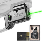 WLS-101G Green Laser Sight and Kydex Holster Combo Tailored Fit Taurus G2C/G3C/PT111 Millennium G2/PT140, Ultra Compact G2C Beam Sight, Gun Sight with Ambidextrous On/Off Switch & Power Indicator|WARRIORLAND - WARRIORLAND