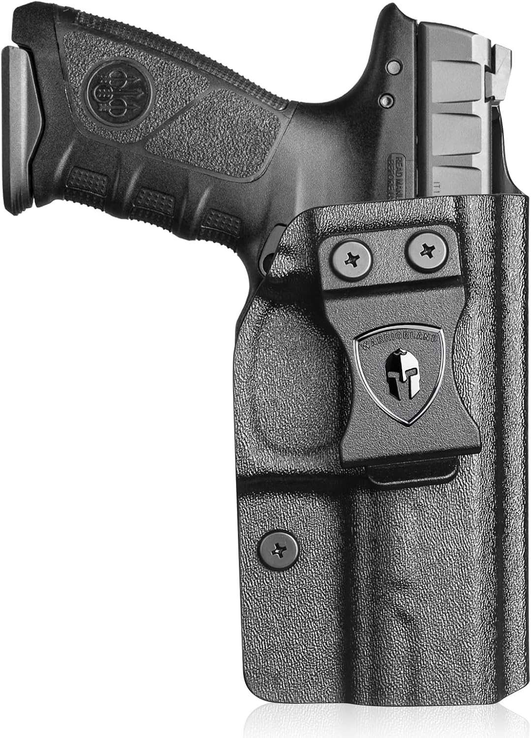 WARRIORLAND IWB Kydex Holster Compatible with Beretta APX Full Size Adjustable Cant & Retention Concealed Carry Posi-Click Lock Right Hand - WARRIORLAND