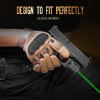 Green Laser Sight Designed to Fit Glock 48 MOS with Holster Combo, Green Beam Sight with Power Indicator, Custom-Made IWB Kydex Holster Right Hand, WLS-100G w/ G48 MOS Holster|WARRIORLAND - WARRIORLAND