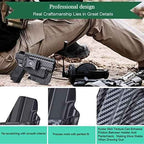 Carbon Fiber IWB Holster for Glock 17 19 20 21 22 29 31 32 35 Gen 4 5 44 45 with TLR 6 - WARRIORLAND