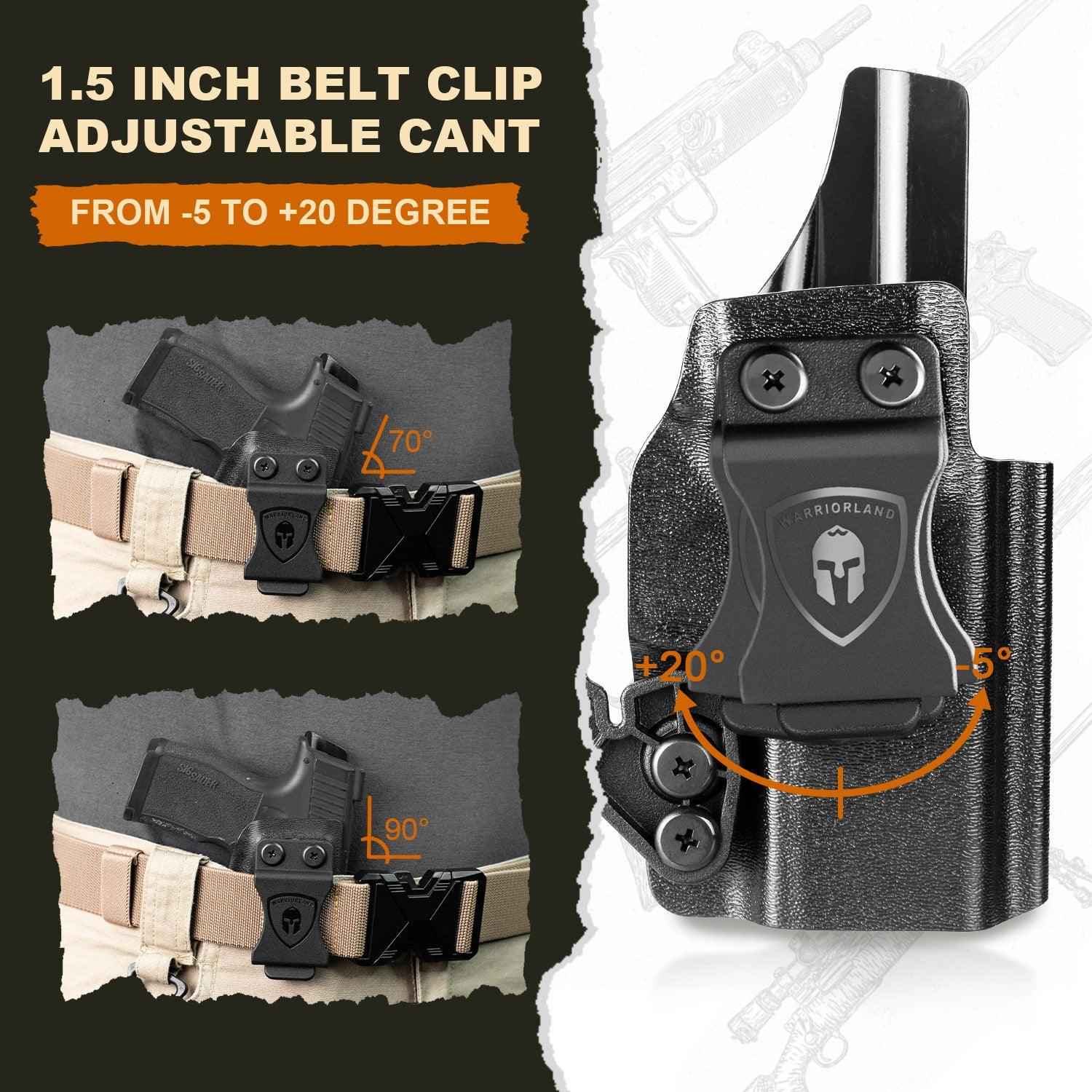 Springfield XD-S 3.3'' Holster IWB KYDEX Holster with Claw Optics Cut for Springfield XDS 3.3/XD-S MOD.2
