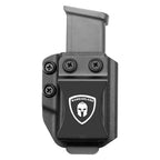 Universal Mag Carrier IWB OWB with 1.75 Inch Steel Clip 9mm/.40/.45ACP/.380 Single Double Stack