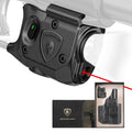 WARRIORLAND Pistol Light Laser Combo for Glock 43X MOS - 150 Lumen Tactical Flashlight & Green/Red Laser Sight，SLL-100 - WARRIORLAND