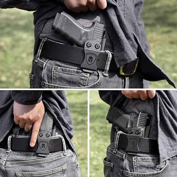 Ruger LCP 2 II .380 Pistol KYDEX IWB Holster Inside Waistband Appendix Carry Trigger Guard Right/ Left Handed  | WARRIORLAND
