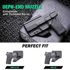 Smith & Wesson M&P Shield 9mm 380 EZ Kydex IWB Holster with Claw  for Fat Guys | WARRIORLAND