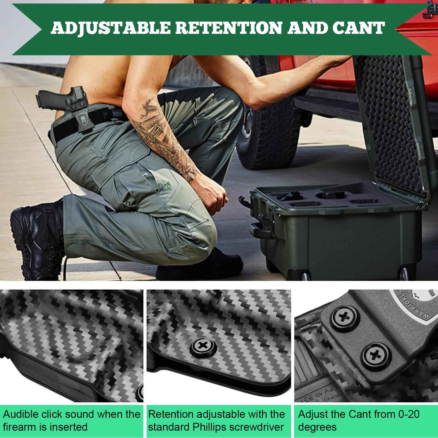 Carbon Fiber Kydex IWB Holster for Glock 42 | WARRIORLAND