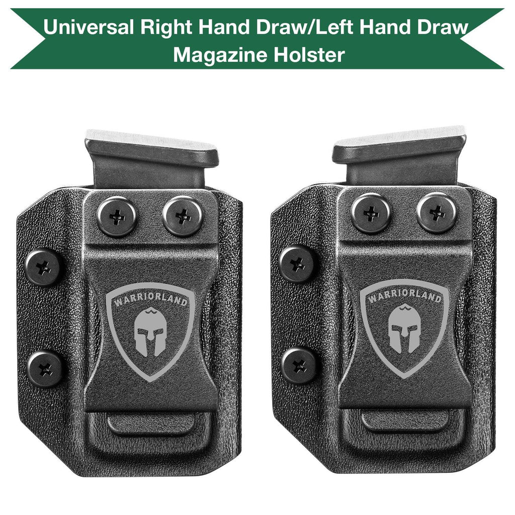 Glock 43X / G43X MOS Mag Carrier IWB/OWB Magazine Holster 9mm/.40 Stack Fit: Glock 43X / 43X MOS Magazine, Not Fit Glock 43|WARRIORLAND - WARRIORLAND