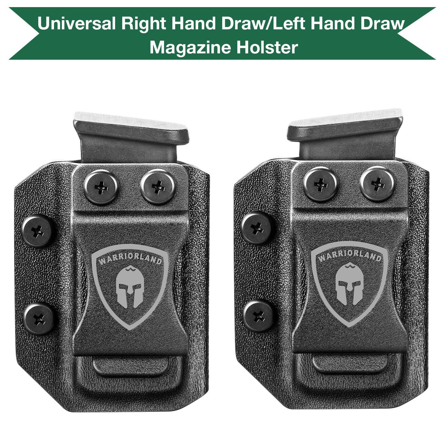 Glock 43X / G43X MOS Mag Carrier IWB/OWB Magazine Holster 9mm/.40 Stack Fit: Glock 43X / 43X MOS Magazine, Not Fit Glock 43|WARRIORLAND - WARRIORLAND