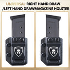 1911 Mag Carrier IWB/OWB .45ACP Single Stack Magazine Holster Fit: 1911 .45ACP Magazine, Right Hand/Left Hand Draw Mag Holder|WARRIORLAND - WARRIORLAND