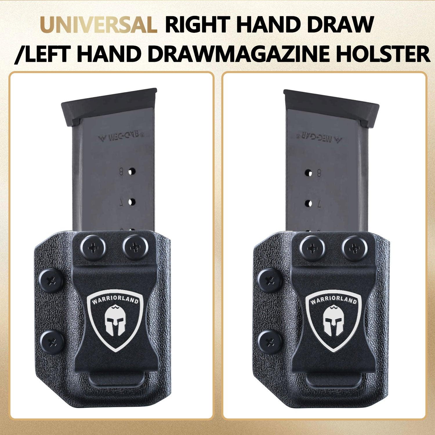 1911 Mag Carrier IWB/OWB .45ACP Single Stack Magazine Holster Fit: 1911 .45ACP Magazine, Right Hand/Left Hand Draw Mag Holder|WARRIORLAND - WARRIORLAND