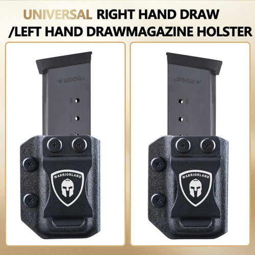 1911 Mag Carrier IWB/OWB .45ACP Single Stack Magazine Holster Fit: 1911 .45ACP Magazine, Right Hand/Left Hand Draw Mag Holder|WARRIORLAND - WARRIORLAND