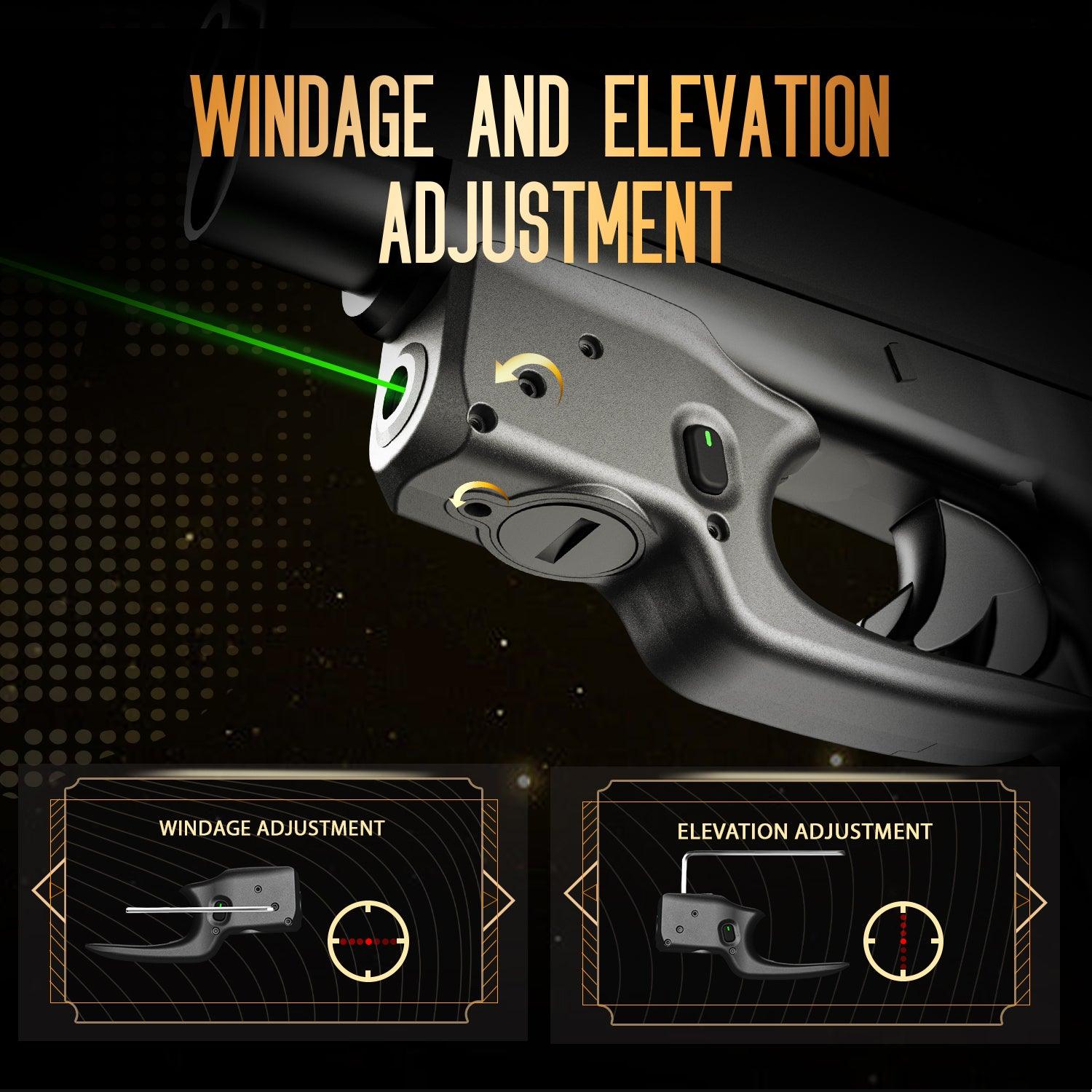Green Laser Sight Designed to Fit Glock 48 with Holster Combo, Green Beam Sight with Power Indicator, Custom-Made IWB Kydex Holster Right Hand, WLS-105G w/ G48 Holster|WARRIORLAND - WARRIORLAND