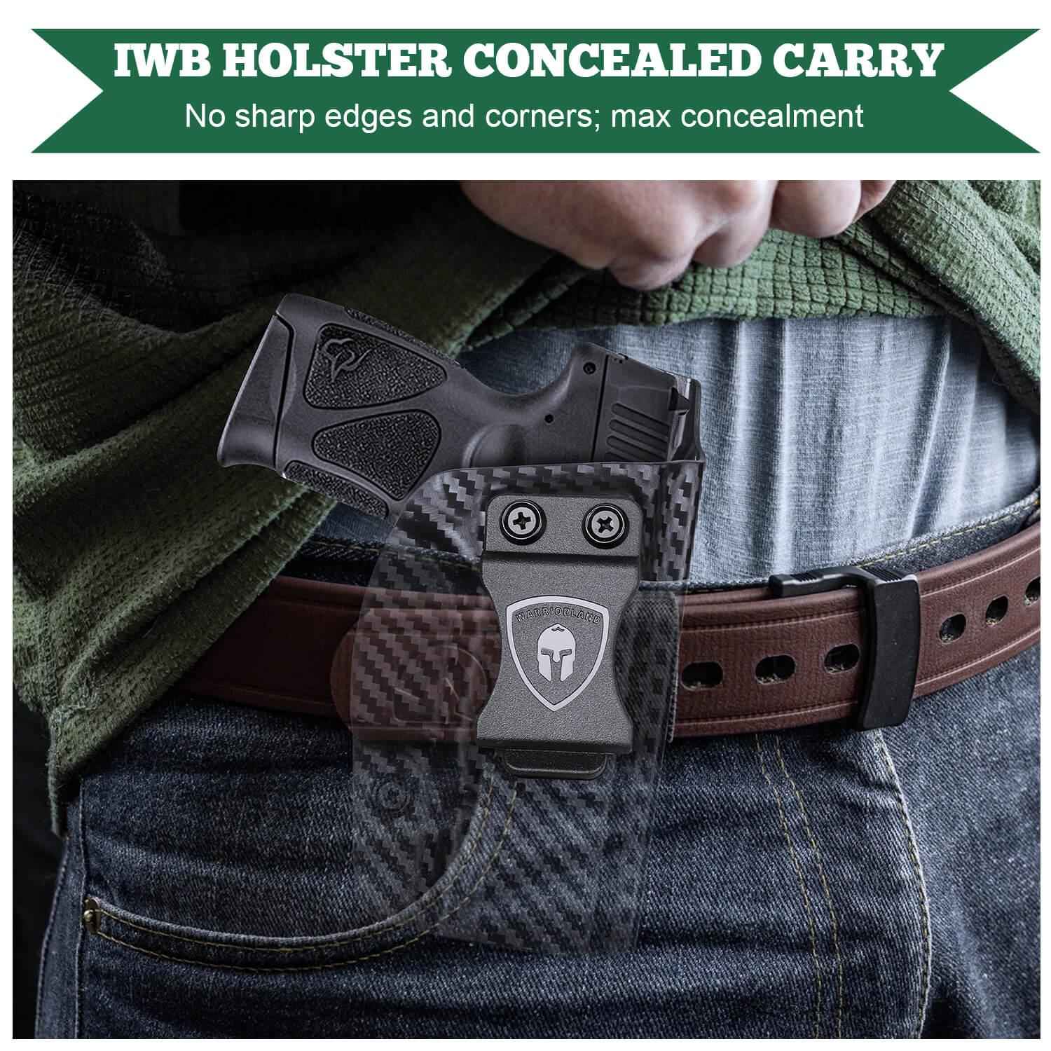Taurus G3 IWB Holster Carbon Fiber Kydex | WARRIORLAND