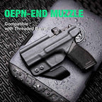 Kydex Holster IWB with Claw for Springfield Armory Hellcat/  Pro with Red Dot Optics Cut Trigger Guard Holsters for fat Guys | WARRIORLAND