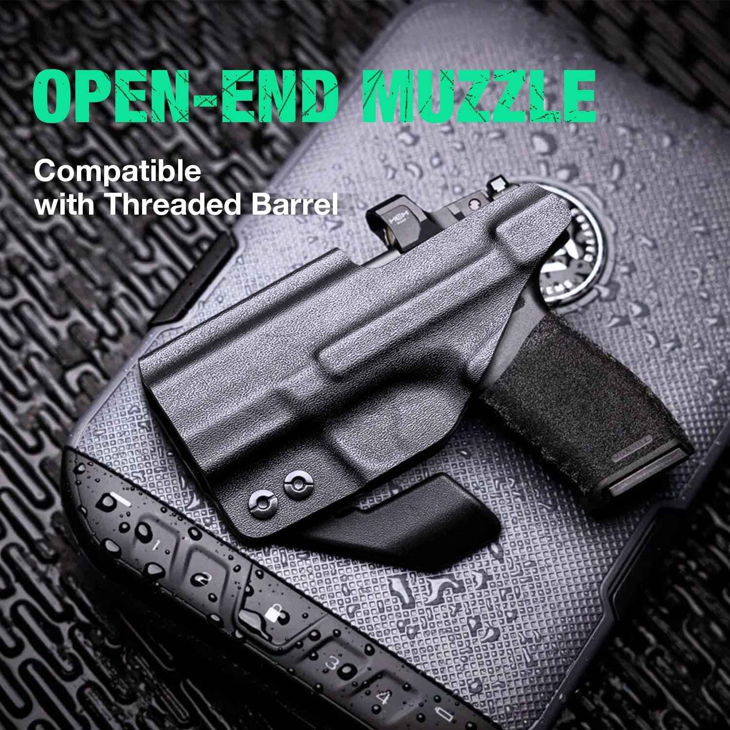 1.75 Inch Metal Clip IWB Kydex Holsters with Optics Ready & Claw for Springfield Hellcat/OSP/RDP | Right Hand
