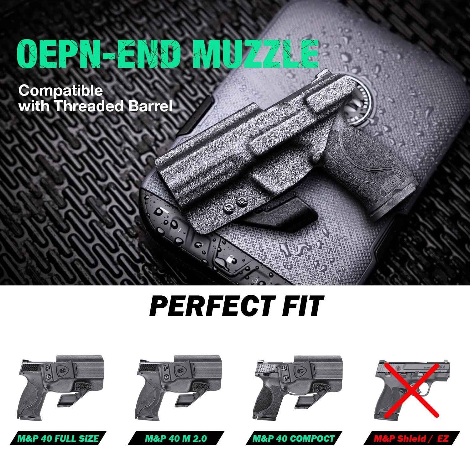 Smith & Wesson M&P 9/.40 Compact/Full Size Kydex IWB Holster with Claw for Fat Guys | WARRIORLAND