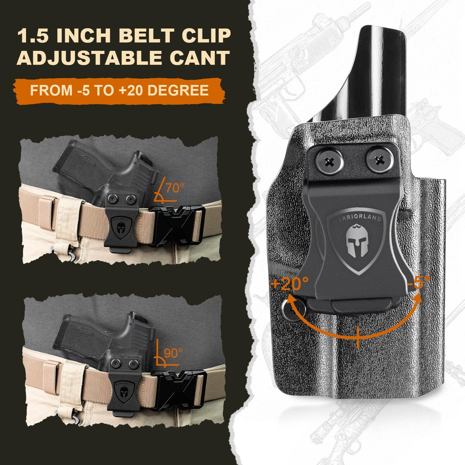 Springfield Hellcat Pro Holster IWB Kydex Holster ,Adj. Retention & Cant, Right/Left Hand Optional|WARRIORLAND - WARRIORLAND